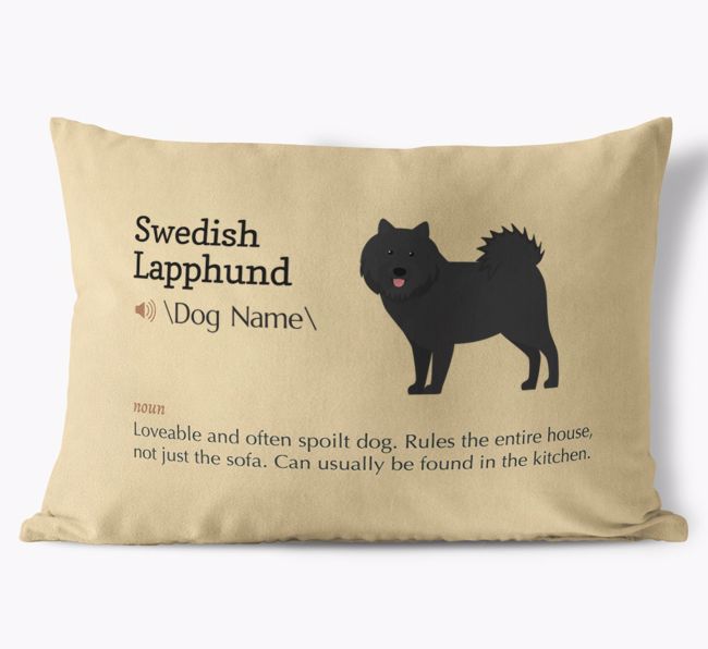 Definition: Personalized {breedFullName} Soft Touch Pillow